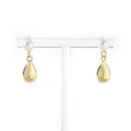 Three Pearl Look and Teardrop Geometric Stud Earrings view 6