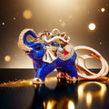 Jeweled Auspicious Elephant Keychains in Eight Colors plus Assorted view 7