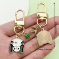 Panda Charm Keychains Featuring White Panda Across 54 Pictured Variations view 8