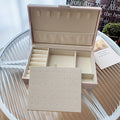 Locking Compartment Jewelry Storage Box Organizer Case view 6