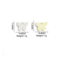 Crystal Butterfly Enamel Alloy Charm Pendants in Six Colors view 5