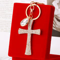 Crystal Cross and Auspicious Charm Keychains in Thirty-Seven Designs view 2