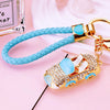 Sky-Blue-Braided Convertible-Car