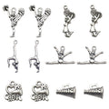Alloy Metallic Cheerleading Theme Metal Charms with 7 Listed Options view 1