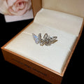 Openwork Butterfly Ear Cuffs in Silver and Gold Tones view 6