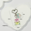 Gradient Transparent Teddy Bear Heart-Clasp Charms in Five Color Options view 4