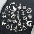 Metallic Cat Metal Charms with 23 Listed Options for DIY Jewelry Making view 4