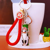 Red-Fortune-Loop Silver-Cicada-Bamboo