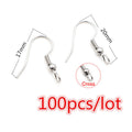 Ear Wire Hooks in Four Metal Finishes for Jewelry Making view 6