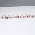 Clear Acrylic Chinese Phrase Rings in Eight Designs view 5