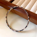 Leopard Print Open Cuff Bangle Metal Bracelet 3 Styles view 7