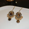 Brown Beaded Hooks