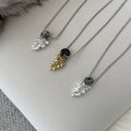 White Stone Grape Cluster Pendant Necklaces in Three Designs view 3
