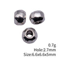 Faceted Round Small Spacer Bead for Jewelry Making view 3