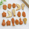 Metallic Chicken Food Metal Charms with 9 Listed Options view 2
