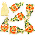 Enamel-Look Gnome Alloy Charms in 10 Styles for Jewelry Crafts view 7