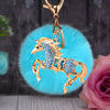 Blue-Horse Sky-Blue-Pompom