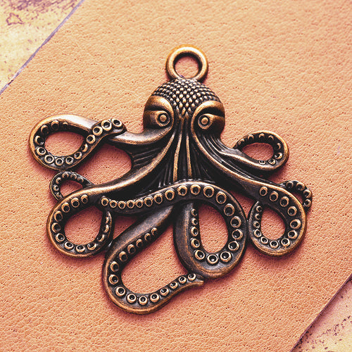 Close product view showing the large detailed octopus details
