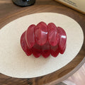 Six Color Oval Segmented Marbled Resin Stretch Bracelet Options view 6