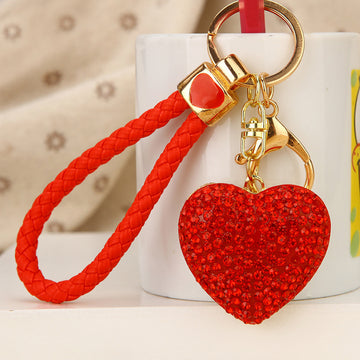 Heart, Fortune Pouch and Animal Keychains With Braided Wrist Straps