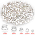 Rounded Square Large Hole Spacer Beads for Jewelry Making view 6