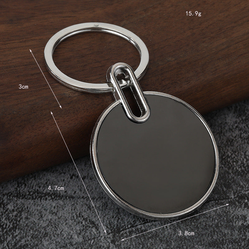 Sublimation Metal Bottle Opener Keychain DIY Blank Gift Keyring