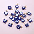 Colorful Enamel Flower Eye Charms in Nine Pictured Options view 10