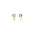 Gold and Silver Invisible Spiral No Piercing Ear Clips view 5