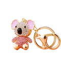 Jeweled Koala Keychains in Three Colors with Matching Braided Fortune Loops view 5