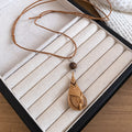 Brown Cord Woven Pendant Necklaces in Six Designs for Layered Everyday Styling view 10