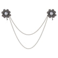 Gold Tone Flower Pearl Look Four Designs Metal Brooch Pin view 8