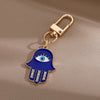 Gold Navy Hamsa