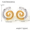 Two-Tone Earrings