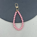 8mm Pearl Bead Wristlet Strap with Gold-Tone Swivel Clasp view 7
