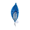 Leaf Crystal Enamel Two Designs Metal Brooch Pin for Jackets and Lapels view 6