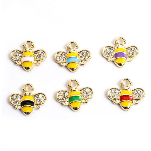 Front view of the bee charms color selection