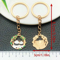 Round Panda Enamel Keychains in 10 Illustrated Scenes view 8