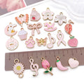 Pink Bow and Butterfly Metal Charms with 40 Listed Options view 4