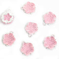 Textured Flower Cluster Metal Charms, 12 Colorways view 11
