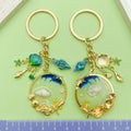 Starfish, Conch and Shell Charm Keychains Featuring Blue Starfish Across 59 Variations view 4