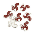 Enamel Squirrel Charms in Five Colors and Two Metal Tones view 10