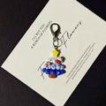 Resin Christmas Tree Keychains Candy Cane Three Colors view 8