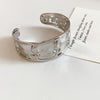 Silver Tulip Cuff