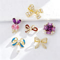 Gold Tone Silver Tone Flower Crystal Sixteen Designs Metal Brooch Pin view 1