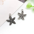 Antique Silver Zinc Alloy Shell Conch Ocean Charm Pendant for DIY Bracelet Necklace Earrings