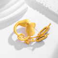 Tulip Two Designs Metal Brooch Pin for Jackets and Lapels view 3