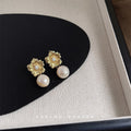 Freshwater Pearl Gold Tone Earring Collection Drop Styles view 4