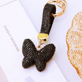 Clay Full Crystal Butterfly Keychains in Five Colors plus Assorted Option view 10