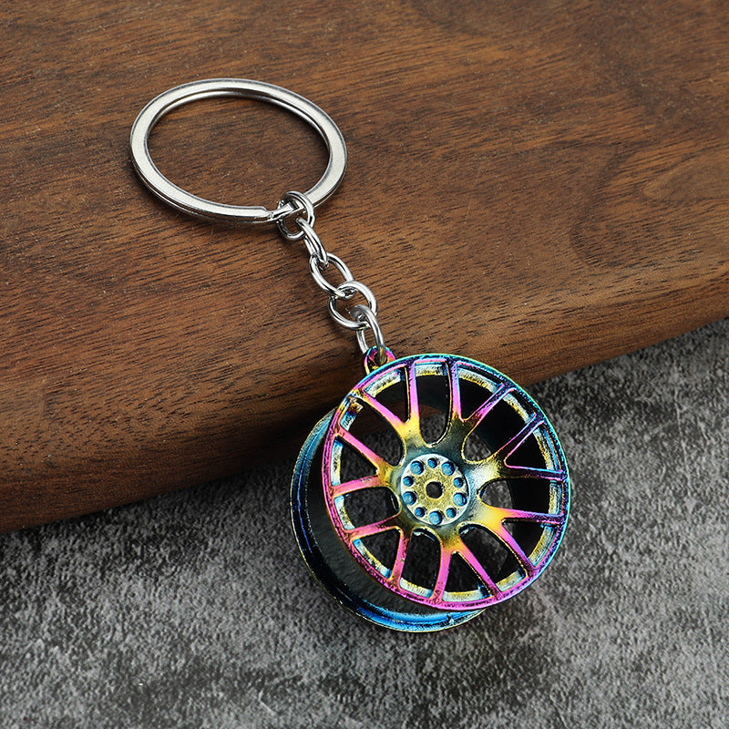 Creative Zinc Alloy Car Parts Keychain Assorted Automotive Theme Designs