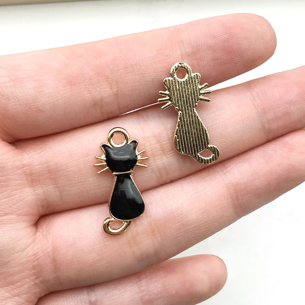 Enamel Zinc Alloy Halloween Pumpkin Hat Witch Charm Pendant for DIY Jewelry Making